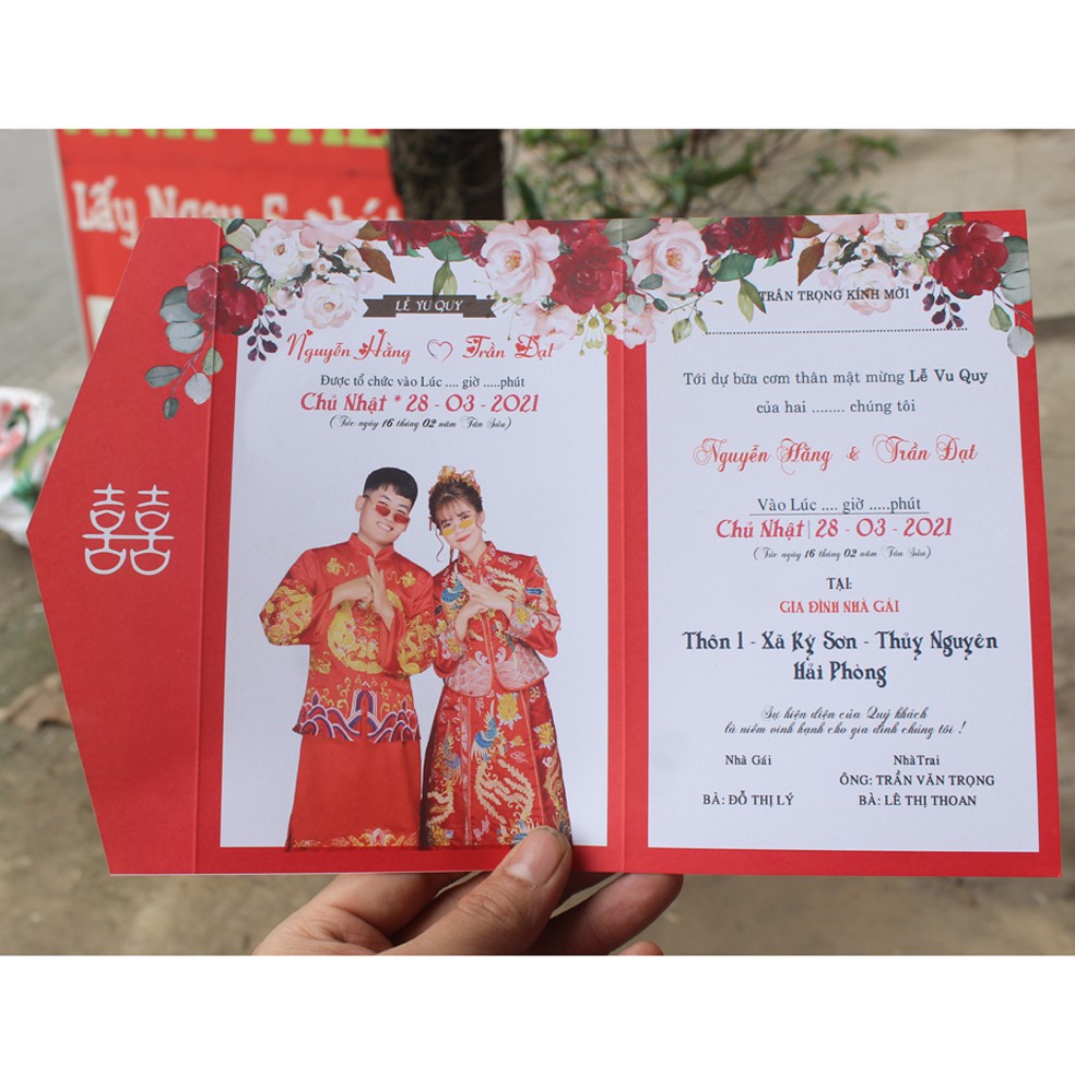 Xưởng Nhận in Thiệp Cưới Giá Rẻ, Đẹp, Chất Lượng tại TP.HCM